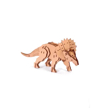 Maquette bois 3D - Triceratops - 55 pces