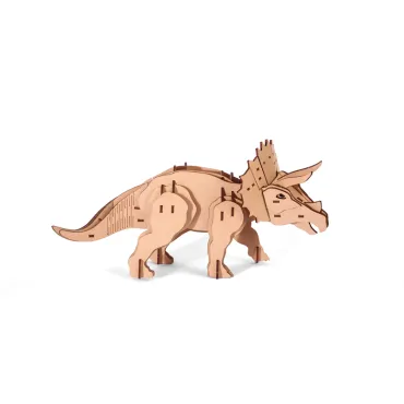 Maquette bois 3D - Triceratops - 55 pces