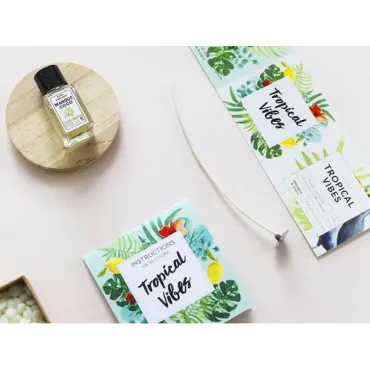 Kit bougie DIY - Tropical Vibes