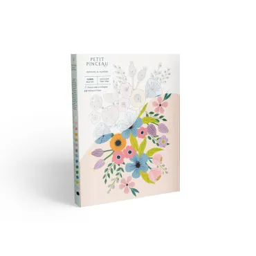 Coffret peinture au numéro - Flowers par Art iisan