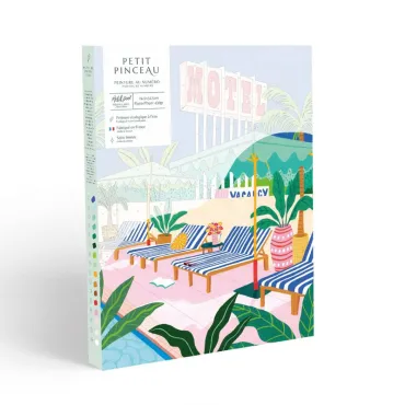 Coffret peinture au numéro - The Motel Pool