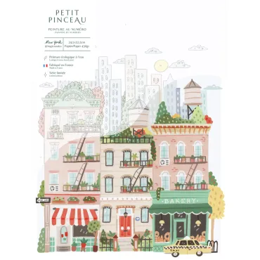 Coffret peinture au numéro - New York par Hoglet and co