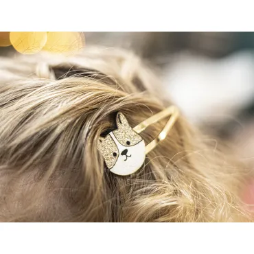 Barrettes cheveux - Chien et chat