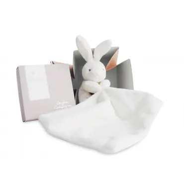 Lapin Mouchoir En Boite Fleur