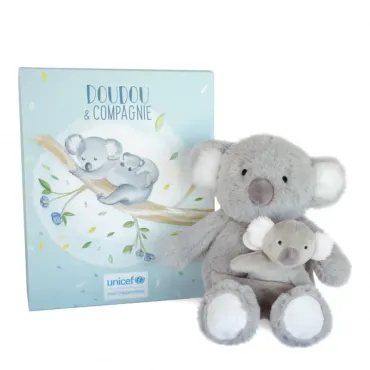 Peluche koala avec Bébé - 25 cm - Unicef