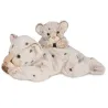 Peluche Léopard des neiges Beige - 45 cm