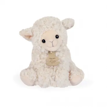 Peluche Agneau Vintage - Ivoire - 20 cm