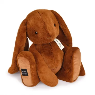 Peluche lapin - marron...