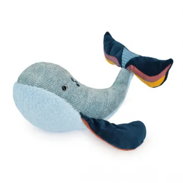 Peluche Baleine bleue - 30 cm