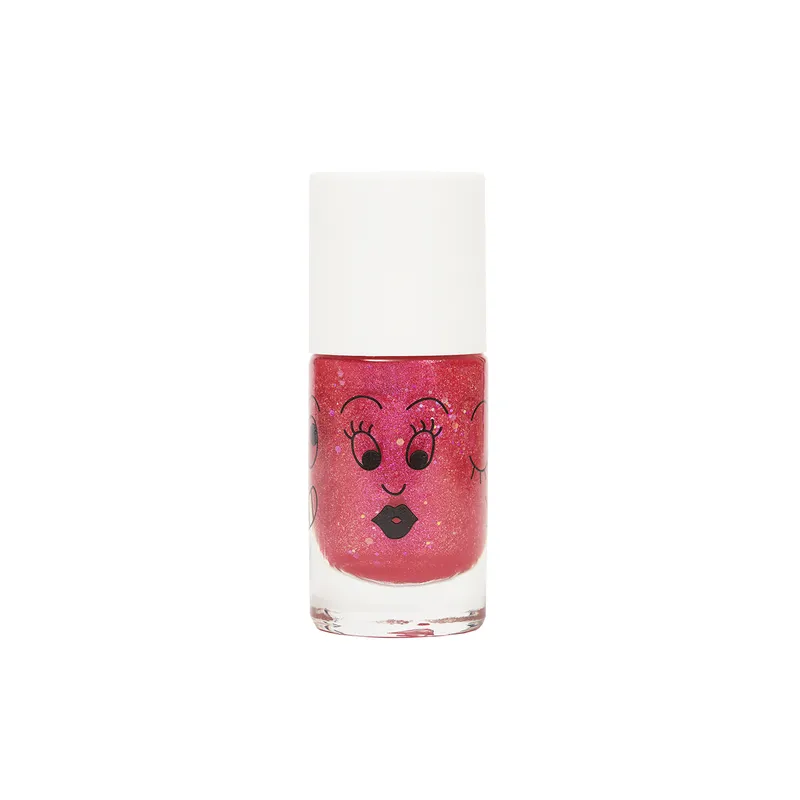 Vernis enfant base eau - Sissi 
(rose pailleté)