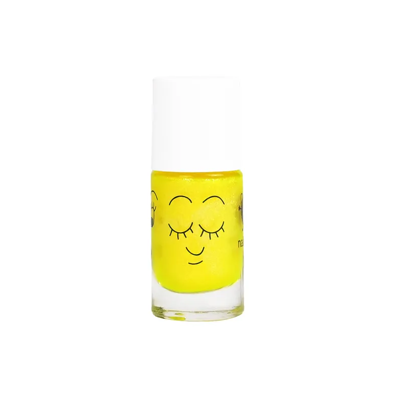 Vernis enfant base eau - Titi (jaune fluo pailleté)