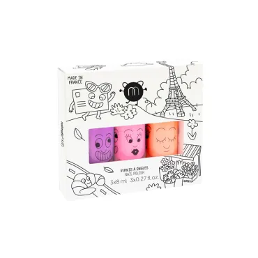 Coffret 3 vernis - Paris