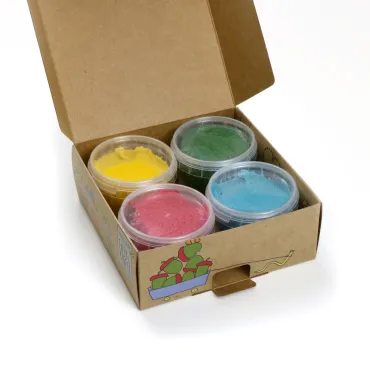 4 pots de pâte à modeler - coffret Yuki