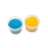 Coffret 2 pots pâte modeler bleu + jaune