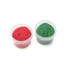 Coffret 2 pots pâte modeler rouge + vert