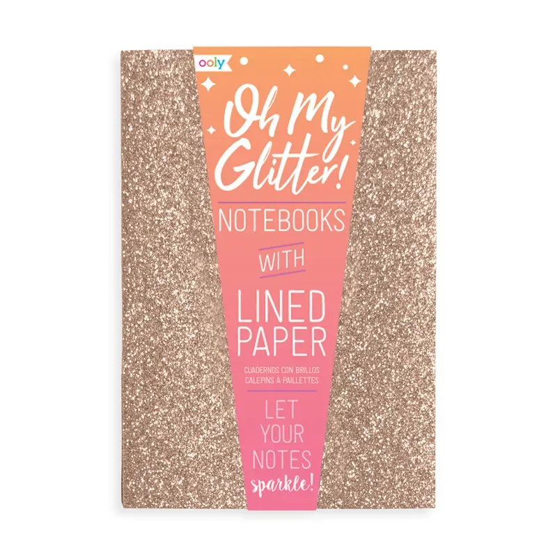  Carnets A5 - Oh my glitter! - Gold