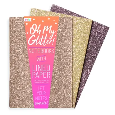  Carnets A5 - Oh my glitter! - Gold