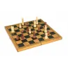 Echecs bois vintage