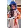 Poncho Blue Hood - 1-3 ans