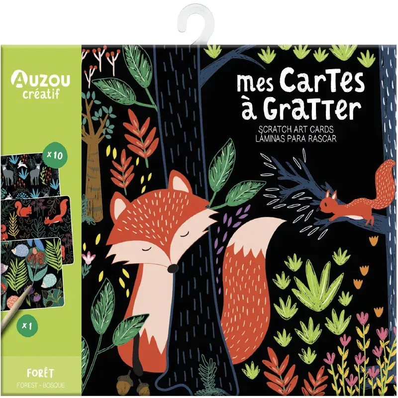 Mes cartes a gratter - Forêt