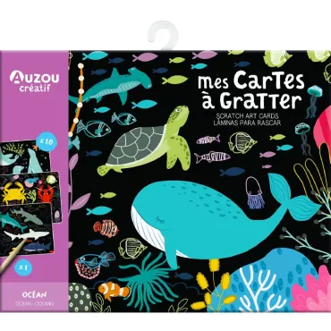 Mes cartes à gratter - Océan