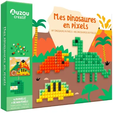 Mes créations en pixels - Dinosaures