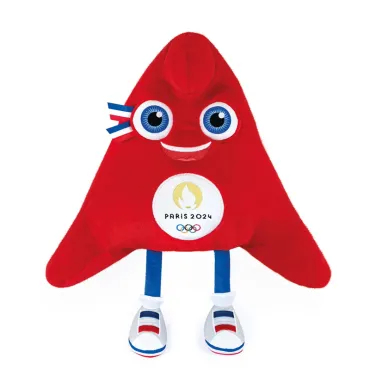 Peluche Mascotte Officielle Jeux Olympiques Paris 2024 - 50 cm