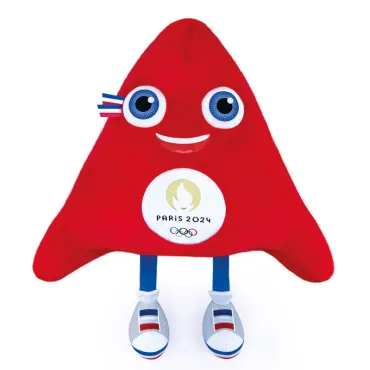 Peluche Géante Mascotte Officielle Jeux Olympiques Paris 2024 - 80 cm