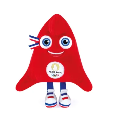 Peluche Mascotte Olympique - 27 cm - sachet