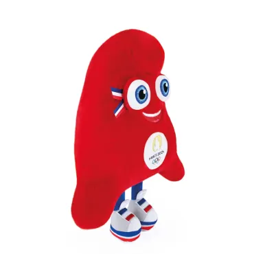 Peluche Mascotte Olympique - 27 cm - sachet