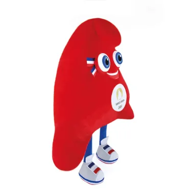 Peluche Mascotte Olympique - 50 cm - sachet