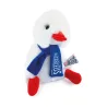 Allez les Bleus - Peluche poussin bleu Cocorico avec cape supporter - 20cm